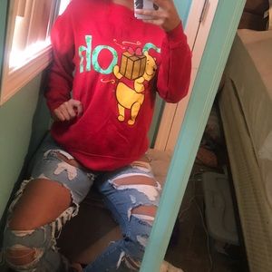 Winnie the Pooh sweatshirt crew neck
